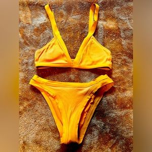 L*Space bikini set, mustard yellow